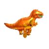 Globo de papel de aluminio de dinosaurio de dibujos animados Tyrannosaurus Rex dragón de cuello largo Dragón Esmeralda verde lei largo arreglo de cumpleaños globo de dinosaurio al por mayor