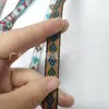 1,2cm Estilo Étnico Colorido Jacquard de Poliéster Rombos Fita Retrô Decoração de Casa Cinta para Mala Moda