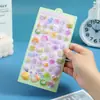 Adesivos 3D Embossados Transfronteiriços Versão Oca Desenho Animado Fofo Infantil Adesivos 3D à Prova d'Água DIY Decorativo Cristal