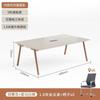 Mesa de conferencias de oficina, mesa larga, sencilla y moderna, combinación de mesa y silla para sala de conferencias, mesa de conferencias pequeña, mesa de negociación para recepción