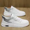Sapatos Masculinos de Verão, Novos Sapatos Masculinos de Couro, Malha Respirável, Sapatos Esportivos e Casuais Versáteis, Tênis Masculino Branco