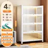 Estante de Livros com Porta de Vidro de Aço para Casa à Prova de Poeira Estante para Livros Infantis Gabinete de Exibição de Figuras de Espaço com Luz Gabinete Ita Gabinete de Lata