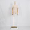 Tienda de ropa modelo de lino de bambú accesorios muñeca de medio cuerpo estilo coreano maniquí maniquí de plomo soporte para modelo soporte para exhibición en ventana
