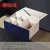Caja de regalo para juego de té caja de embalaje para tetera caja de almacenamiento para tazas hebilla de caja de regalo caja de brocado caja vacía