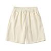 Calça de Moletom Pesada 320g American Sports Cinco Pontos Masculina Verão Marca Tendência Solta Respirável Shorts de Basquete Calças Casuais