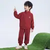 Ropa para Niños Conjunto de Primavera para Niños Ropa Deportiva de Primavera para Niños Nuevo Conjunto de Dos Piezas para Niños Estilo Urbano de Moda 2026