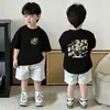 Nuevas Camisetas de Verano para Niños 2026, Estilo Veraniego para Niños Grandes, Ropa de Verano para Niños, Camisetas de Manga Corta de Algodón Puro, Elegantes y Modernas