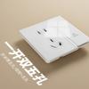 Panel de Enchufe y Interruptor de Vidrio Templado Ultra-delgado Eléctrico Internacional Hogareño Una Apertura 5 Cinco Agujeros Control Único Pared 16A Aire Acondicionado