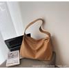 Bolsa de Lona Feminina Grande Capacidade 2025 Nova Bolsa de Ombro Transversal Versátil Simples Casual Bolsa Tote Bolsa Feminina para o Trabalho