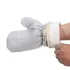 Guantes de Cocina Engrosados de Cuero con Hilo Plateado para Lavar Platos y Limpieza, Herramienta Multifuncional para Lavar Platos, Guantes Impermeables para el Hogar que Eliminan la Grasa