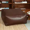 Reposapiés para persona perezosa, almacenamiento de ropa vieja sin usar, sofá, taburete bajo, sala de estar, mirador, taburete de cuero, cojín de cuero, tatami