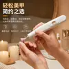 Pulidor de uñas eléctrico portátil, recargable para uso doméstico, herramienta silenciosa para nail art para quitar esmalte, recortar uñas y exfoliar la piel muerta