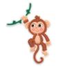 Trompeta de Animal de Dibujos Animados Accesorios de Joyería DIY Material de Decoración para Carcasa de Teléfono Móvil Parche de Pegamento Suave de PVC Plano Accesorios Lindos
