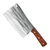 Faca de Corte de Ossos Doméstica Personalizada para Cozinha, Forjada à Mão Tradicional, Picador de Ossos Reforçado e Espesso com Cabo de Madeira, Afiada e Fácil de Usar