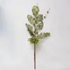 Decorações de flor de lírio com pó dourado de Natal Acessórios para pendurar na árvore de Natal Suprimentos de atmosfera Fábrica direta Pó dourado de Natal
