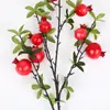 Fruta Artificial Laranja Dourada flor artificial decoração de interior arranjo de flores decoração de casamento romã laranja fruta da sorte flor artificial