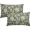 Fronha Floral Retrô Mais Vendida Transfronteiriça Almofada Creme Estilo Country Amazon Almofada Decorativa para Sofá de Casa Mesinha de Cabeceira