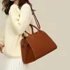 Bolso Boston de gran capacidad con estampado de lichi transfronterizo, bolso de hombro retro, bolso cruzado, bolso tote para commuters de negocios, bolso de mano