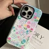 Mar de Flores Adecuado para Funda de Teléfono Apple 17/16 Pro Max Funda de Película iPhone 15 Funda Dura 14 13 Unisex 12 Modelo Popular