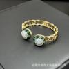 Pulsera de Piedra Bruta Incrustada con Perla Barroca Natural, Pulsera Personalizada de Nicho de Gama Alta, Fabricante de Suministro en Vivo al por Mayor