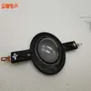 Bobina de voz de agudos de 25,5 mm película de seda película compuesta de aluminio trenzado película de resina película de titanio con soporte redondo bobina de agudos