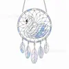 Apanhador de Sonhos DIY Transfronteiriço Pintado à Mão em Acrílico Ornamento Pendurado Educacional Infantil para Colorir Janela Pegador de Sol Pingente Decorativo