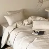Edição EspecialRoupas de Cama de Jacquard de Algodão Puro dos Anos 60 de Alta Qualidade Conjunto de Quatro Peças Lençóis de Cetim de Algodão Puro Fronhas Roupa de Cama para Todas as Estações