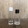B172-20ml30ml50ml100ml botella de vidrio cilíndrica para perfume con tapa de rosca/botella pulverizadora rellenable para cosméticos