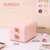 Caixa de Armazenamento de Mesa Estudante Pequeno Rack de Armazenamento Gaveta Simples para Crianças Artigos Diversos Acessórios de Cabelo Papelaria Porta-Canetas de Mesa Armário