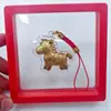 2026 Año del Caballo Mismo Estilo Shuibei Cadena para Teléfono Móvil Llavero Colgante Lindo Dibujo Animado Pony Regalo Venta al por Mayor