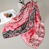 Pañuelo de seda cuadrado grande transfronterizo para mujer, temporada de otoño e invierno, tacto de alta gama, temperamento elegante, nuevo estilo 2026, accesorio decorativo de cuello de moda, bufanda de cuello