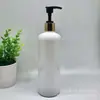 Botella de Bomba de Rosca de Aluminio Anodizado Redonda de Hombro para Loción para Mascotas de 500 ml Botella de Presión Botella Sub-Botella de Rocío Puro Botella de Champú Cosmético