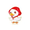 Broche Serie Pato de Dibujos Animados Insignia de Pato Ropa Bolsa Estuche para Lápices Broche de Pato Lindo Estilo Japonés En Stock Transfronterizo