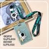 Creativo Estuche para Tarjeta de Estudiante de Astronauta Deslizante Transparente Anti-pérdida Estuche para Identificación de Empleado de Cuello Blanco Estuche Protector Venta al por Mayor Estuche para Tarjeta IC