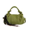 Exquisito bolso retro de gamuza de nicho para mujer, nuevo modelo 2026, bolso cruzado casual versátil, bolso de mano pequeño súper popular