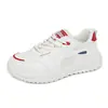 Zapatos Deportivos Personalizados K5209 2025 Nuevo Otoño para Mujer Suela Gruesa Antideslizante Versátil Casual Superficie de Cuero para Correr