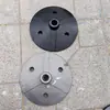 Base de Borracha de Ferro Fundido Marcadores de Campo para Treinamento de Basquete e Futebol, Bastões de Agilidade e Base para Bastões de Treinamento