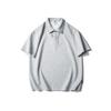 TIMACHINE Verão Nova Simples Retro Polo Camisa Masculina Design Sense Loose Lop Manga Curta PL085