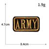 Badge de Letra Inglesa Transfronteiriço Adesivos de Tecido Bordados Roupas Esportivas Modernas Personalizadas Casaco Adesivos Bordados para Computador