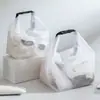 Bolsa Transparente Impermeável Portátil Multifuncional, Bolsa de Higiene Pessoal Portátil de Grande Capacidade para Viagem ao Ar Livre, Bolsa de Armazenamento para Natação e Fitness