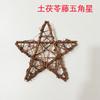 Decoração de guirlanda de Natal anel de vime de casamento artesanal diy tecido pinha pinha seca flor rattan jardim de infância rattan anel material
