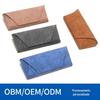 Fabricante personalizado atacado logotipo impresso simples casual ovelha oito padrão triângulo caixa de espelho óculos de miopia caixa de armazenamento