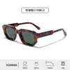 Gafas de sol para PC al por mayor de fábrica transfronterizas, gafas cuadradas retro de moda con montura cuadrada europea y americana, gafas de sol versátiles de moda para mujer
