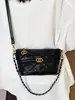 2026 Bolsa de Moda Versátil Pequena Estilo Fragrância Transversal Novo Estilo Transfronteiriça Feminina Mini Bolsa Corrente Leve Bolsa de Ombro