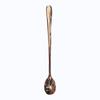 Palillo Mezclador de Acero Inoxidable 304 Moderno, Cuchara para Hielo de Mango Largo Estilo Coreano, Cuchara para Remover, Cuchara para Sopa, Cuchara para Postres de Miel para Uso Doméstico