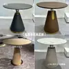 Mesa Redonda Pequeña de Madera Maciza para Oficina de Ventas, Mesa y Sillas de Negociación para Tienda 4S, Mesa de Comedor de Lujo Ligero, Mesa de Café de Mármol para Hotel T450