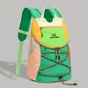 Mochila ligera de retazos de colores dopamina coreana y japonesa para viajes casuales al aire libre, adecuada tanto para hombres como para mujeres, mochila de senderismo