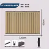 Mesa Plegable Portátil para Camping al Aire Libre con Tablero de Madera con Textura de Aleación de Aluminio, Mesa Plegable Ligera Tipo Rollo de Huevo