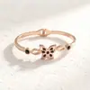 Nueva oferta especial: Pulsera de cable de acero de titanio de moda popular europea y americana, de alta calidad, que conserva el color, versátil, para hombres y mujeres