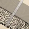 Nuevo Encaje de Borla de Lentejuelas Solubles en Agua de 16 cm Escenario Danza Latina Traje de Perlas Espiga de Trigo Cortina Joyería Traje Raib